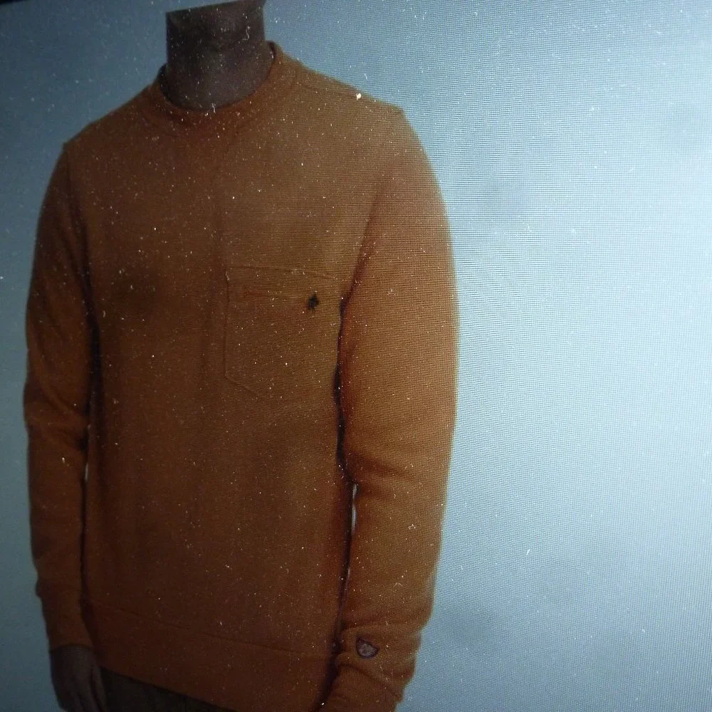 NEW Arthur Beale super soft Crewneck zip front pocket pullover sz L & XXL - Picture 6 of 16